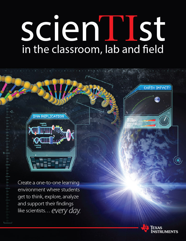 TI ScienTIst Brochure cover