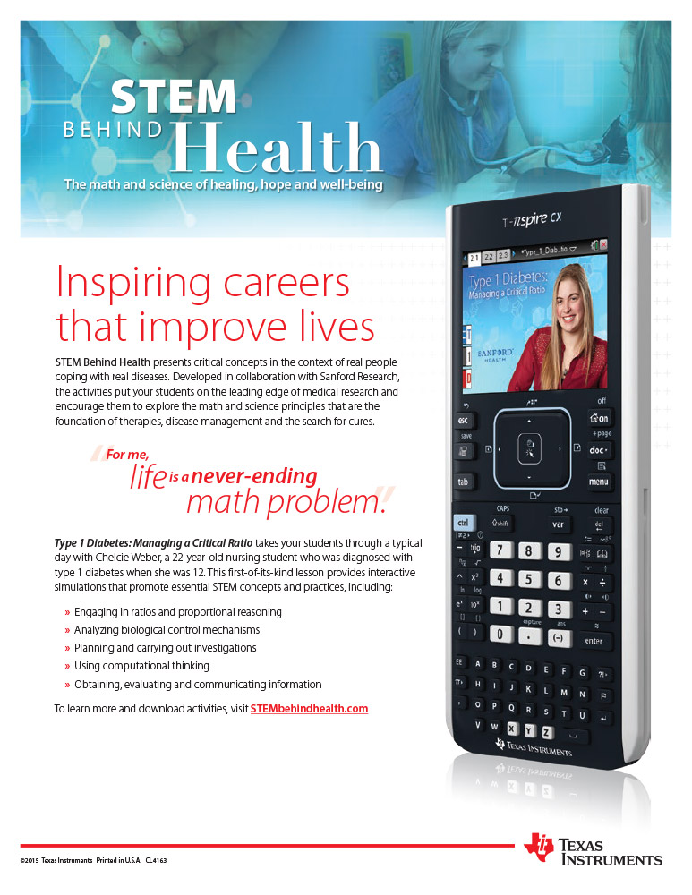 STEM Behind Health flyer