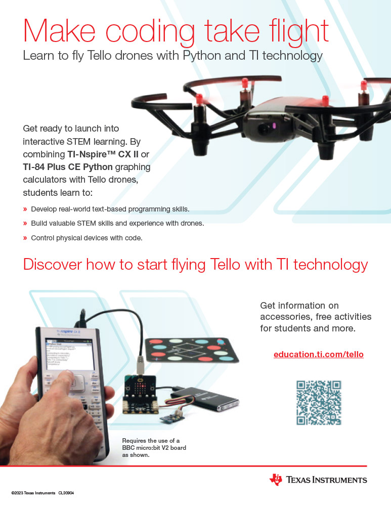 TI and Tello Drone flyer