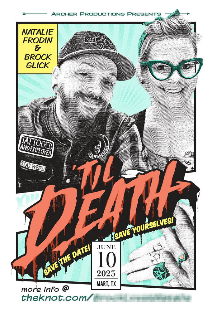 Natalie and Brock Wedding: Save the Date