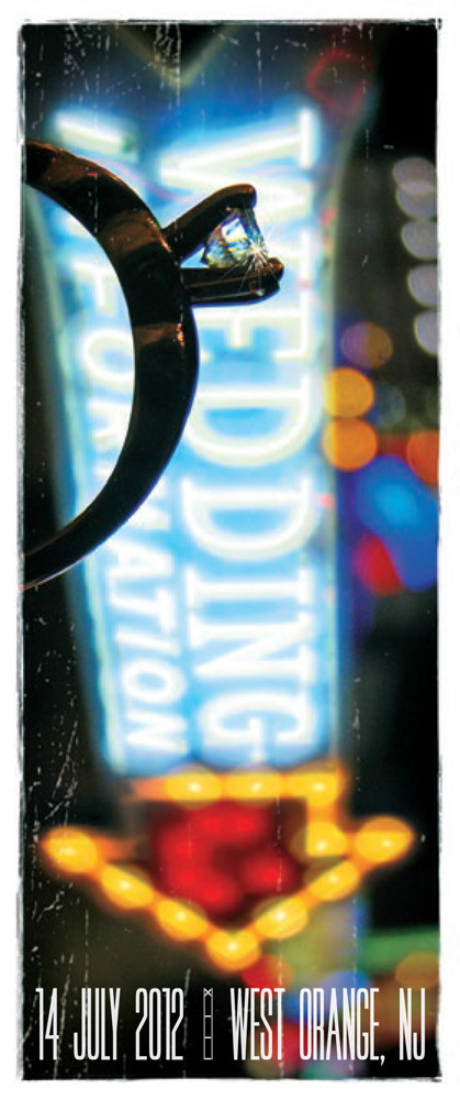 Ryan and Donna Wedding: Wedding Invitation front