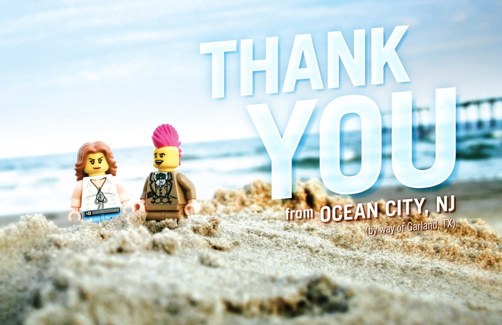 Ryan and Donna Wedding: Thank You Card outside