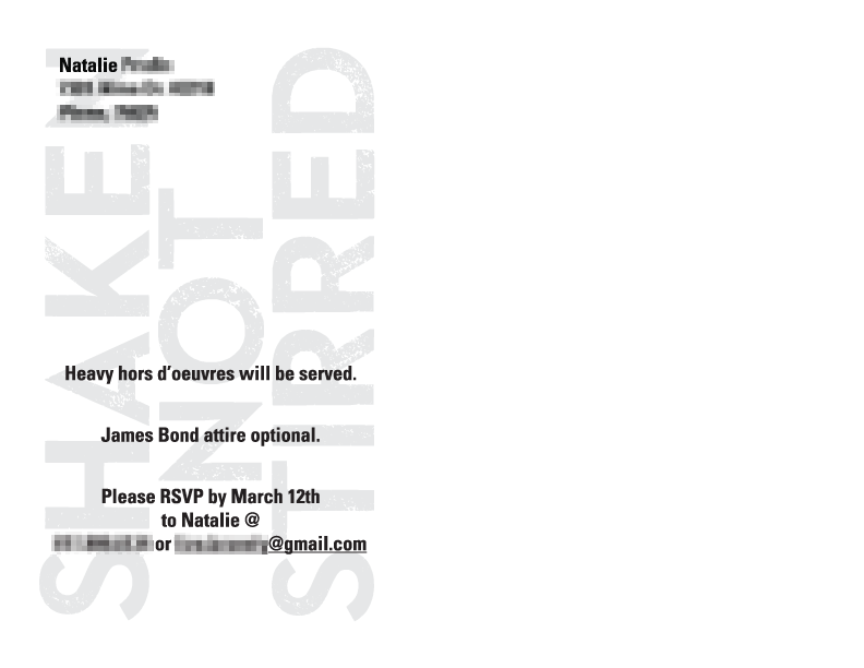 Lorna's 60th Birthday: Invite back