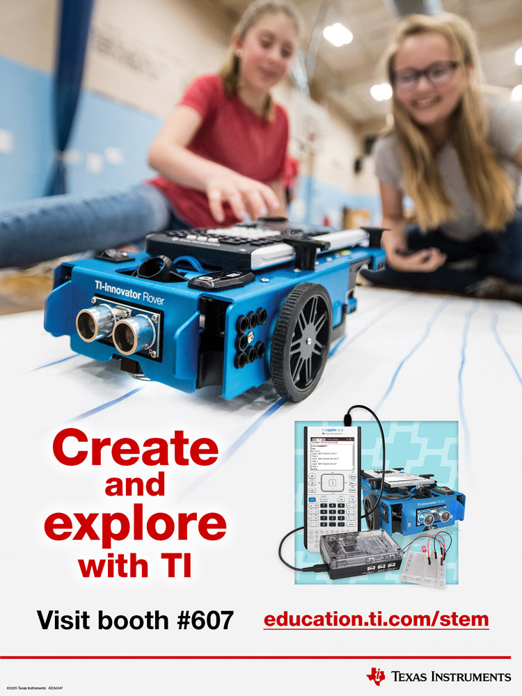 TI-Innovator™ Rover conference sign