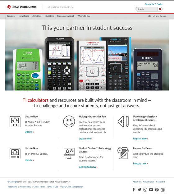 TI EdTech Australia home page